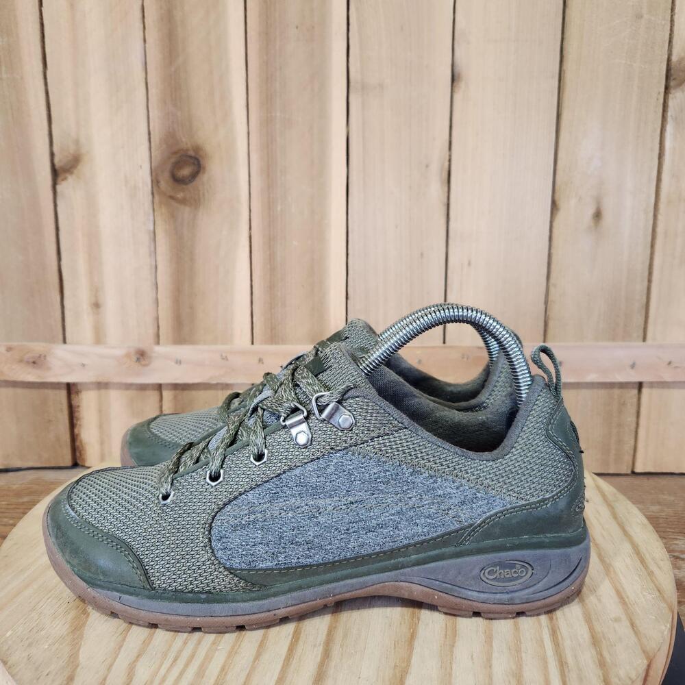 Chaco Kanarra Shoes Womens 8.5 Green Mesh Trail Hiking Athletic Sneakers